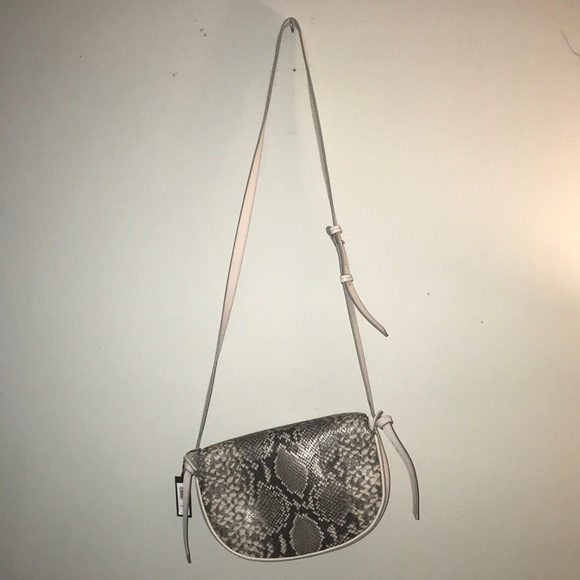 NWT Banana Republic Faux Snakeskin Crossbody Bag - Picture 10 of 10
